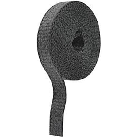 Powerhouse 1 in. x 25 ft. Exhaust Header Wrap, Black PO3621490
